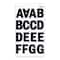 Black Vinyl Alphabet Sticker Sheets by Recollections™
